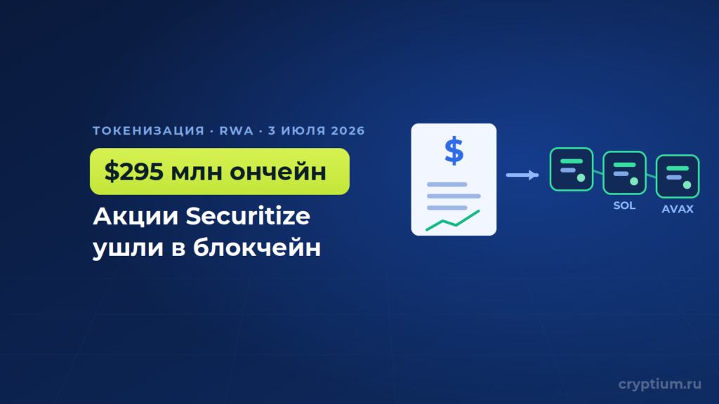 Securitize вывела свои акции на $295 млн в блокчейн в день дебюта на NYSE