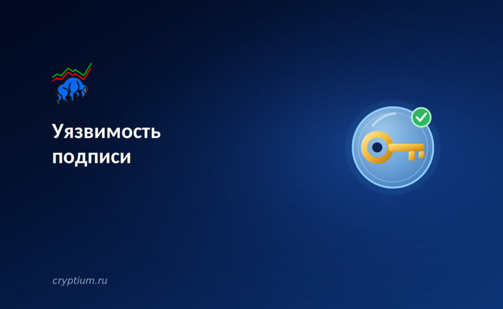 Уязвимость подписи: математическая атака восстанавливает приватные ключи из публичных данных