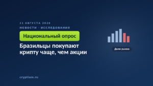 Восходящий график на тёмном фоне — образ доли населения, выбравшей цифровые активы