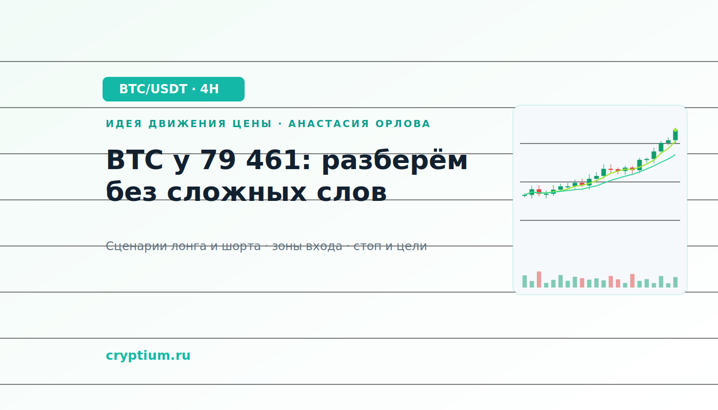 Баннер идеи BTC/USDT — BTC у 79 461: разберём без сложных слов