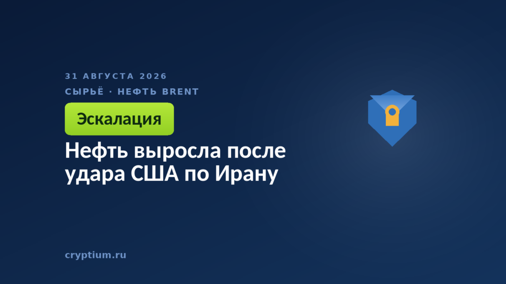 Нефть выросла после удара США по Ирану