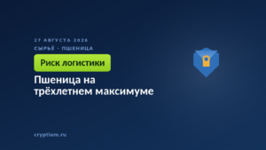 Пшеница на трёхлетнем максимуме