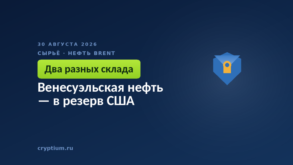 Венесуэльская нефть — в резерв США