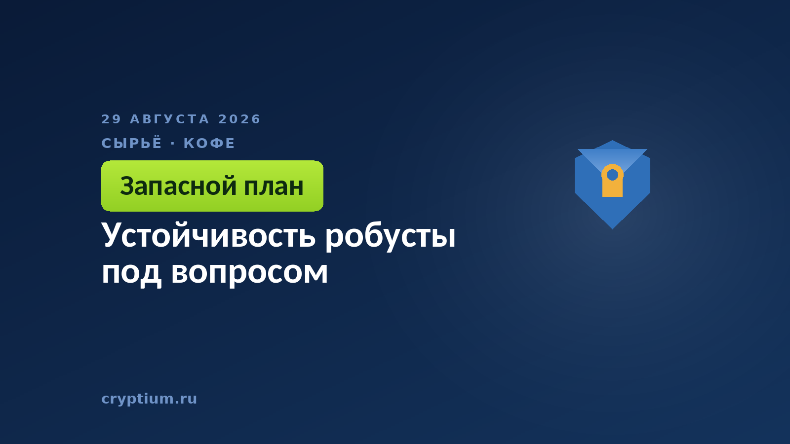Устойчивость робусты под вопросом