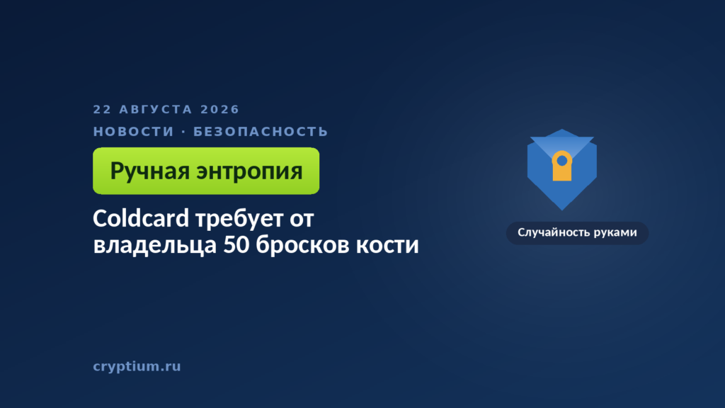 Щит на тёмном фоне — образ защиты ключа, которую усилили в прошивке кошелька