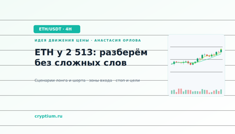 Баннер идеи ETH/USDT — ETH у 2 513: разберём без сложных слов