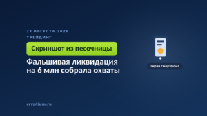 Экран смартфона на тёмном фоне — скриншот сделки, который ничего не доказывает