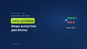 Форк BIP-110 расколол биткоин, но минорная цепочка выпустила лишь два блока