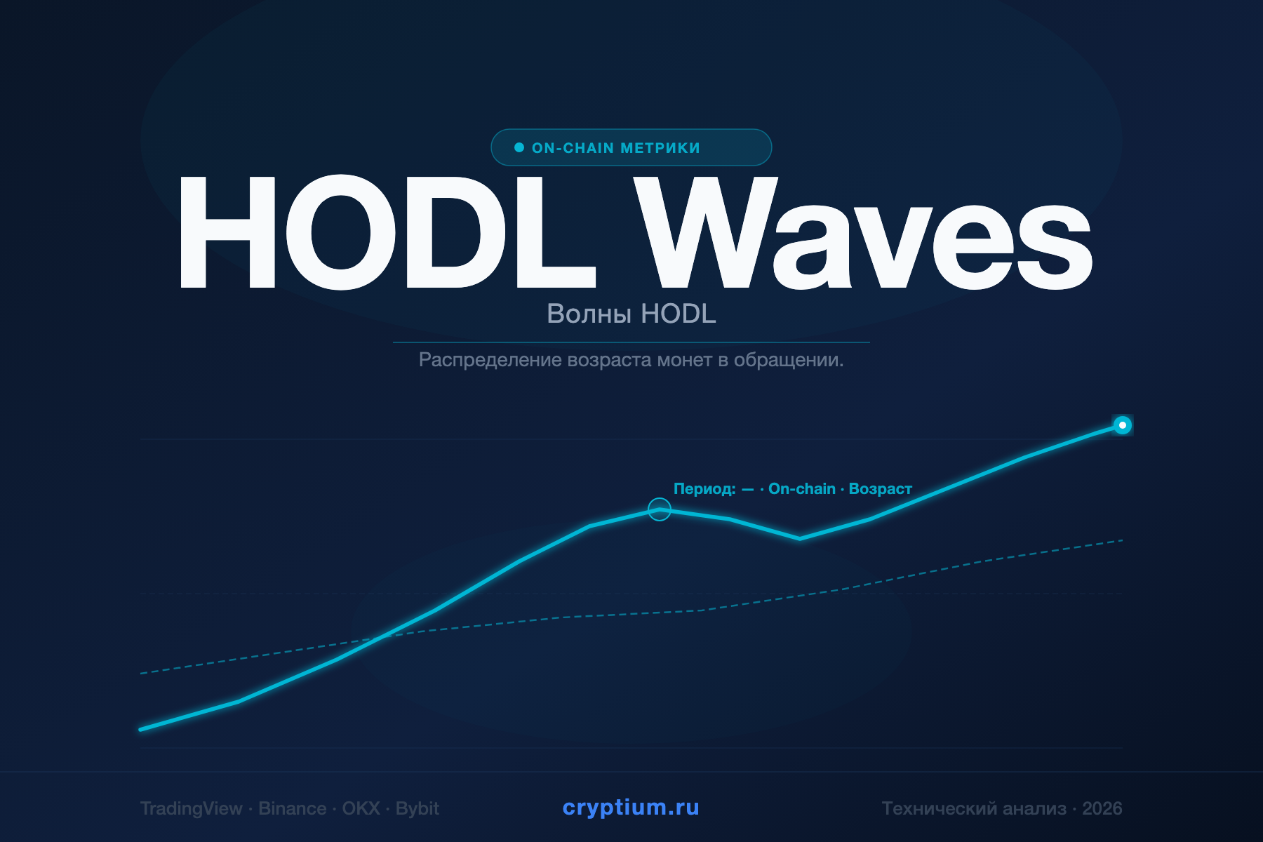 HODL Waves — Волны HODL — индикатор криптовалют — cryptium.ru