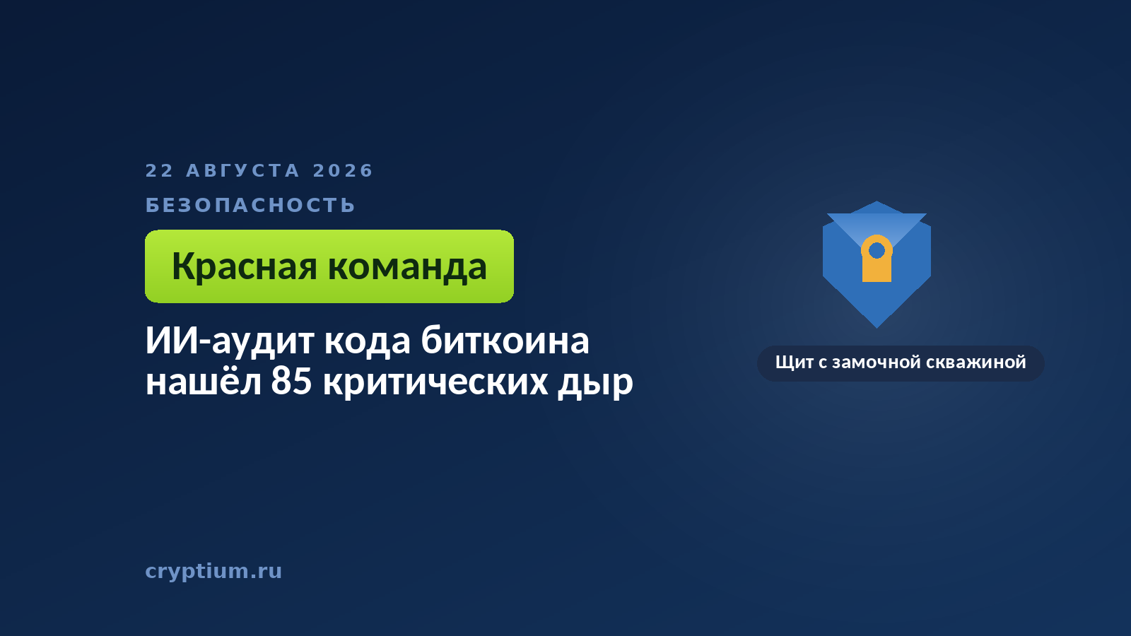 Щит с замочной скважиной на тёмном фоне — защита открытого кода, которую проверяли языковыми моделями