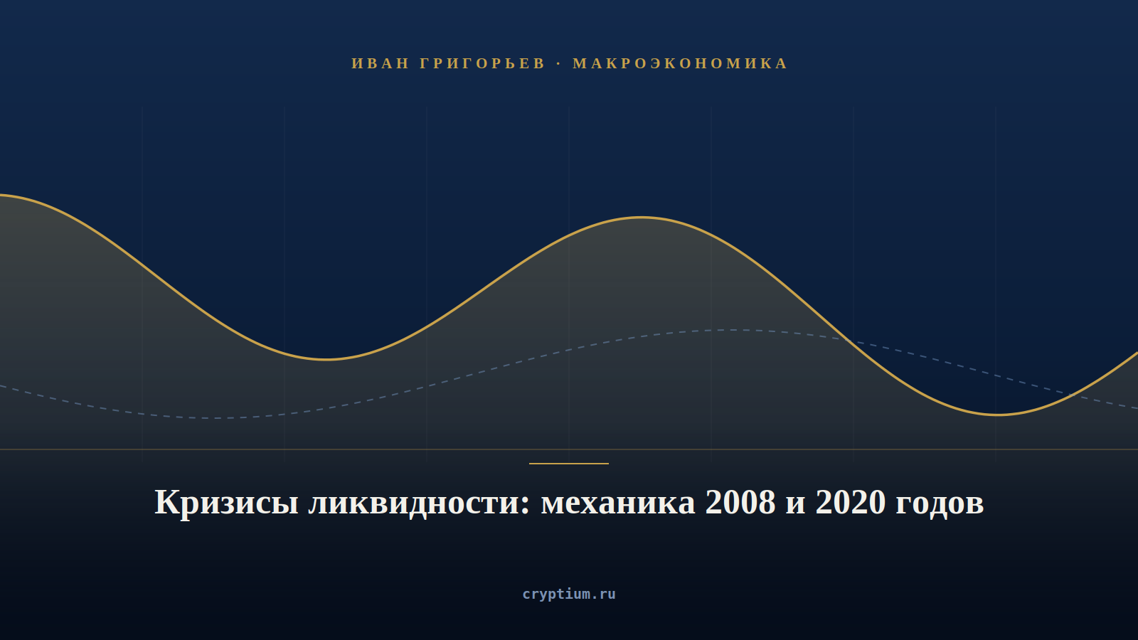 Обложка материала о механике кризисов ликвидности