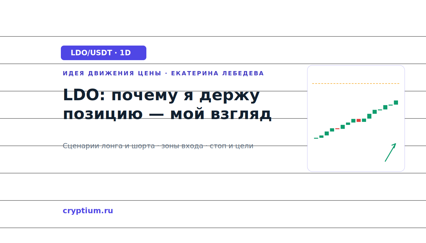 Баннер идеи LDO/USDT — LDO: почему я держу позицию — мой взгляд