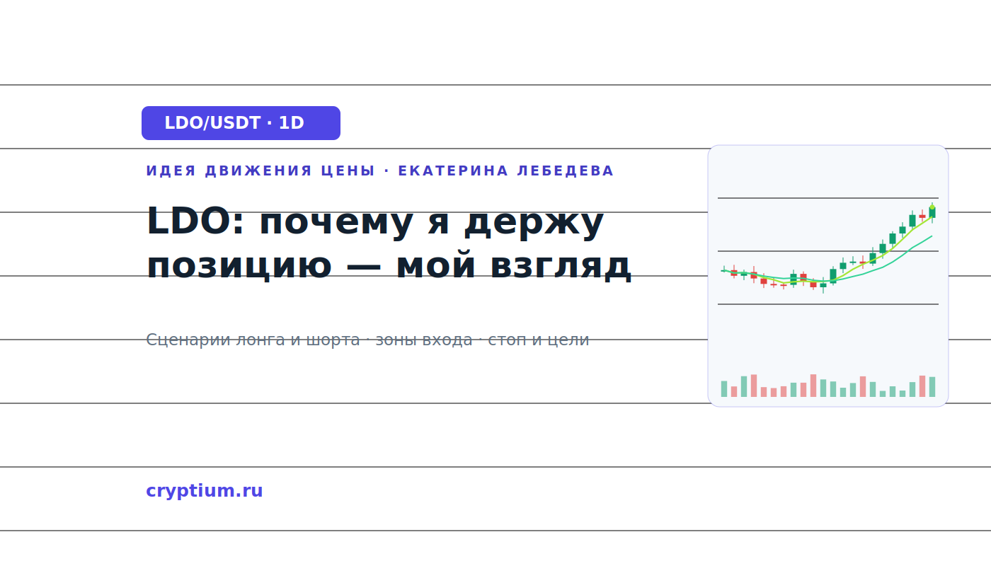 Баннер идеи LDO/USDT — LDO: почему я держу позицию — мой взгляд