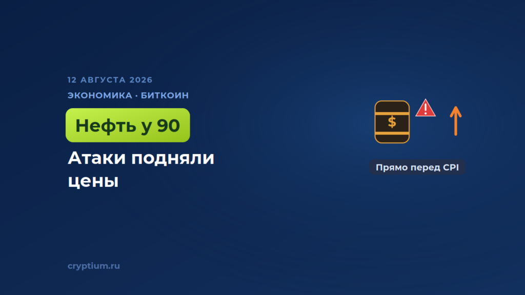 Нефть подскочила к 90 долларам после атак хуситов и удара США перед выходом CPI