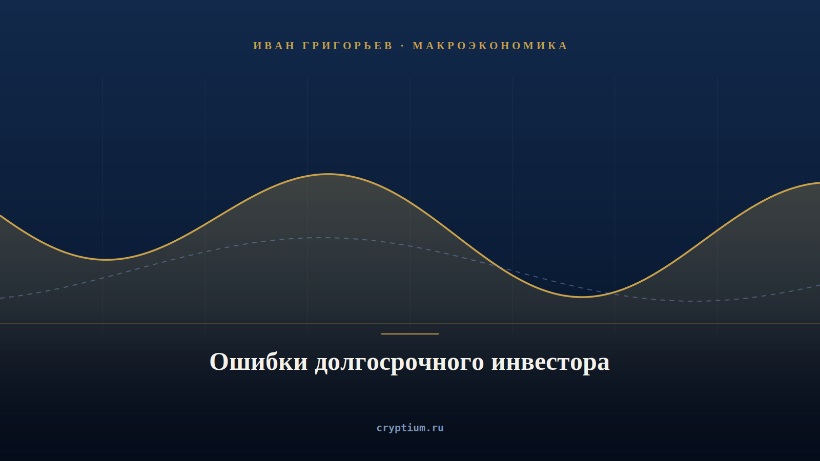 Обложка материала об ошибках долгосрочного инвестора