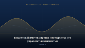 Схема сравнения бюджетного и монетарного импульса в экономике США