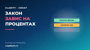 Продвижение законопроекта CLARITY Act: Палата представителей, банковский комитет и пауза в Сенате
