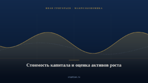 Обложка материала о стоимости капитала и оценке активов роста
