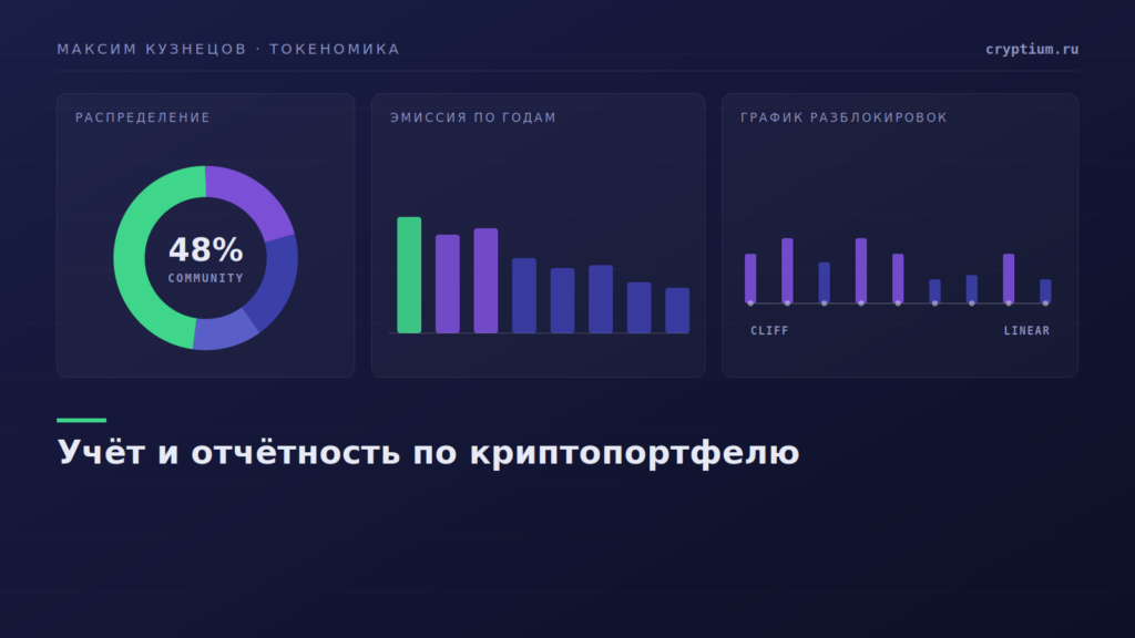 Календарь отчётности инвестора по криптоактивам