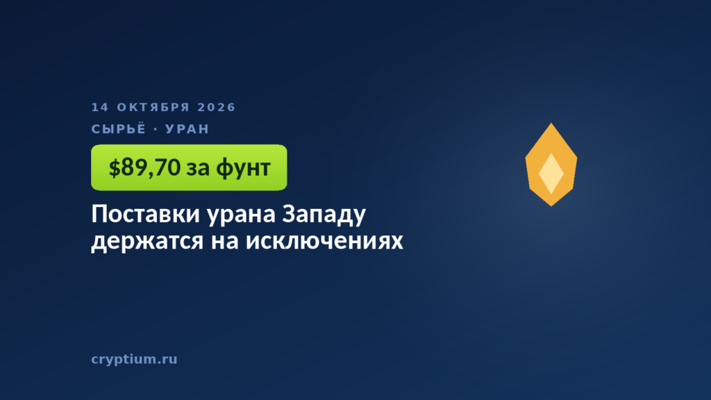 Поставки урана Западу держатся на исключениях
