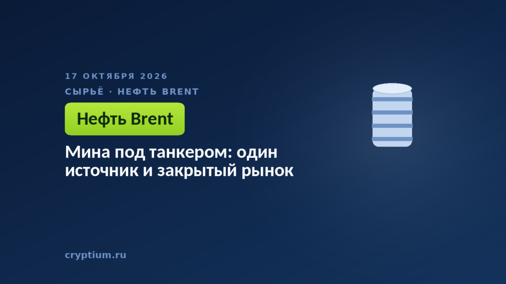 Мина под танкером: один источник и закрытый рынок