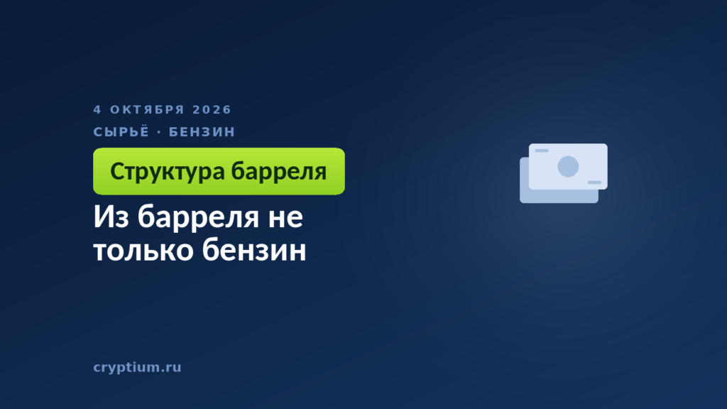 Из барреля не только бензин