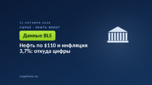 Нефть по $110 и инфляция 3,7%: откуда цифры