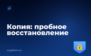 Как проверить резервную копию кошелька тестовым восстановлением — обложка материала