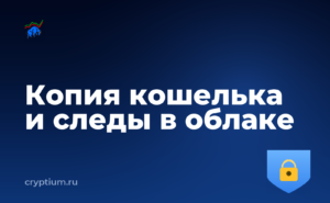 Как проверить резервную копию кошелька и не оставить следов в облаке — обложка материала