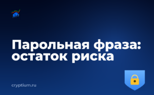 Как настроить дополнительную парольную фразу и оценить остаточный риск — обложка материала