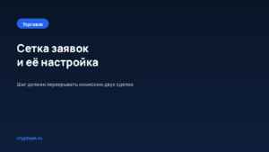 Как настроить сетку заявок — обложка материала Cryptium