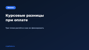 Как учитывать курсовые разницы при оплате — обложка материала Cryptium